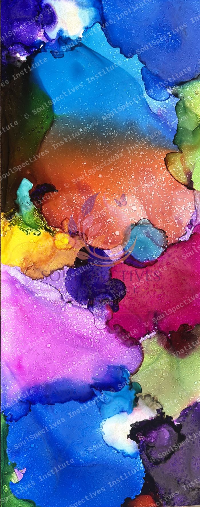 “Love Prevails” pentamental frequency art painting by Luannah Victoria Arana